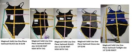 Magicsuit Solid Lisa One-Piece Swimsuit BLACK 8/10/12-Stone 10-Twilight Black 14 - £44.29 GBP+