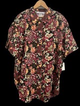 Vintage 90s Impressions Women’s Blouse Floral Patchwork Long Shirt Size ... - $20.79