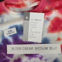 Custom Tie Dye Brent M Vintage Ringer Thermal Nylon Wool Undershirt OOAK - £23.63 GBP