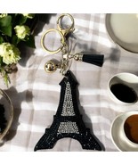 Glamorous Faux Crystal Eiffel Tower Keychain - Unique Gift for Valentine... - $7.95