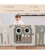 14-Panel Baby Playpen Kids Activity Center Foldable Play Yard with Lock ... - €140,67 EUR