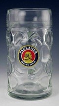 Paulaner Dimpled Isar Beer Mug - 1 Liter Mass Krug - £23.73 GBP