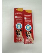 Two Petrodex Enzymatic Toothpaste for Dogs - Poultry Flavor 6.2 oz Exp. ... - £21.94 GBP