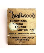 The Driftwood Motor Inn Vintage Matchbook Shrewsbury Matches Unstruck E19H - $19.99