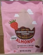 Trader Joe&#39;s Strawberry Yogurt Flavored Coated Almonds 8oz. Limited Seas... - $165.48 MXN