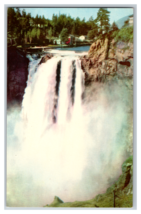 Snoqualmie Falls from Highway 10 near Seattle Washington Postcard Unposted - £3.90 GBP