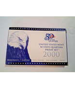 2000-S Statehood Quarters Clad Proof 5-Coin Set w/COA - $14.84