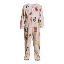 Disney Princess Toddler Girls One Piece Sleeper Pajamas, Size 2T Color Pink - £12.68 GBP