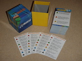 160 Trivia Cards &amp; 4 Category Cards for Scene it? The DVD Board Game - $12.73