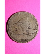 1858 Flying Eagle Cent Penny Exact Scarce Early Type Exact Coin as Pictu... - $25.33