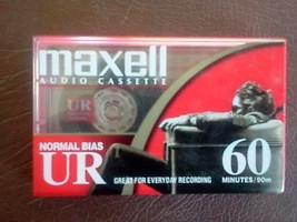 Maxell  UR-60 Audio Normal bias 60 Min Cassette Tape - £4.73 GBP