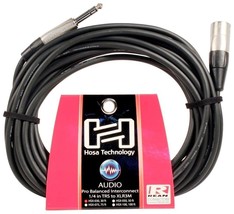 Hosa HSX-030 REAN 1/4&quot; TRS to XLR3M 30 Feet Pro Balanced Interconnect Cable - £25.68 GBP