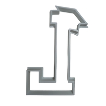 6x Letter L With Graduation Cap Fondant Cutter Cupcake Topper 1.75 IN USA FD3733 - $7.99