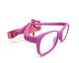 Zoobug Kids Eyeglasses Frames ZB1019 782 Rubberized Purple Hingeless 44-... - $65.24