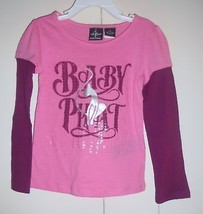 Baby Phat Pink Girls Long Sleeve Top Size 4 Nwt - £9.08 GBP