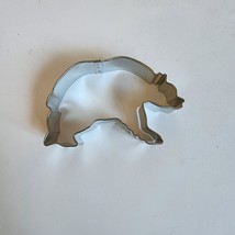 3.5&quot; Grizzly Bear Cookie Cutter Tin Steel Woodland Cabin Forest Wild Animal - £4.05 GBP