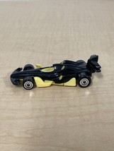 Vintage 2002 Hot Wheels McDonald&#39;s Black Yellow Racecar 1:64 Diecast KG JD - $9.89