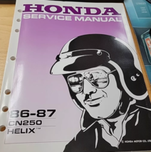 1986 1987 Honda CN250 HELIX Service Shop Repair Manual OEM 61KS401 - £60.29 GBP