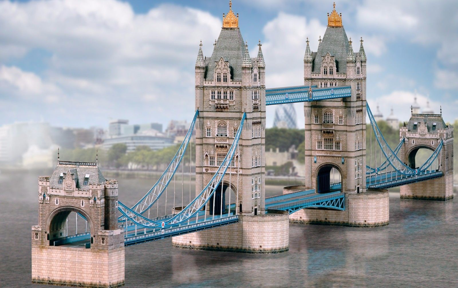 Tower Bridge 3D cardboard puzzle - £14.50 GBP
