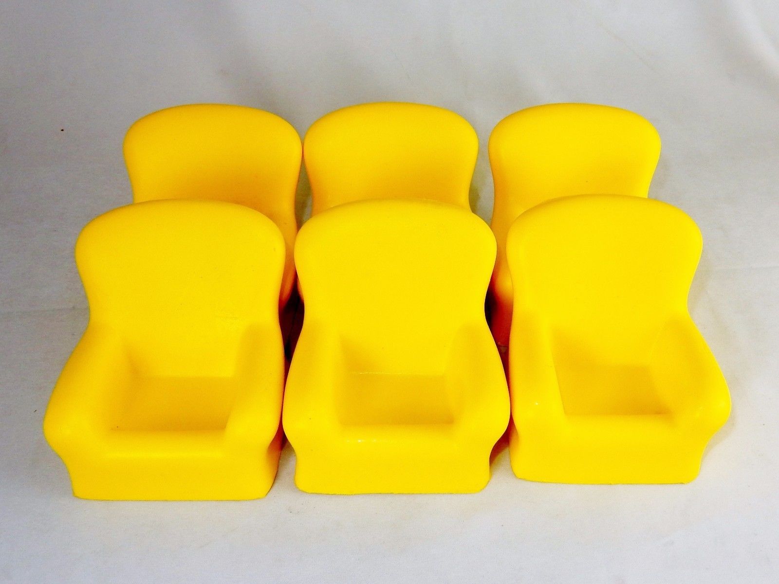 Big Yellow Chair Shaped Stress Relief Toys, Lot of 6, Squeezable Foam ~ ... - $9.75
