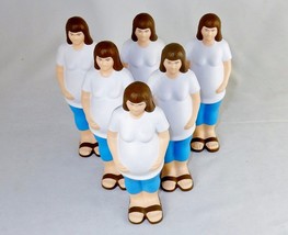 Expectant Mother Shaped Stress Relief Toys, Lot of 6, Squeezable Foam ~ ... - £7.66 GBP