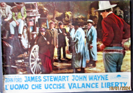 JOHN WAYNE,J.STEWARD (MAN WHO SHOT LIBERTY VALANCE) ORIG,1963 RARE VER.P... - $296.99