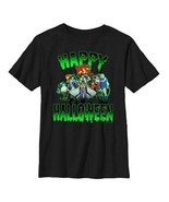 $17 Fifth Sun Dc Comics Villains &#39;Happy Halloween&#39; Crewneck Tee Size YXS... - $15.20