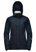 Jack Wolfskin Women&#39;s Taiga Trail 3-in-1 Waterproof Insulated Jacket, Midnight,L - £94.76 GBP
