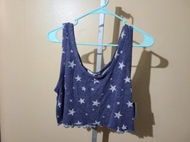 Grayson/Threads Sleepwear Sweet Dreams Top Star Blue Tank Shirt NWT xl - £11.51 GBP