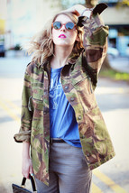 Women&#39;s Dutch Army Jacket military coat camouflage DPM Holland Netherlan... - $22.00