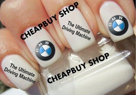 40 BMW AUTO RACING MODEL CAR SHOW ULTIMATE DRIVING MACHINE》Nail Art Decals  - $17.99