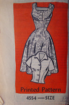 Sewing Pattern 4554 Vintage 1950s Misses Dress &amp; Blouse 32&quot; Bust - Printed - $9.99