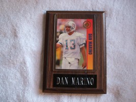 OLD VTG Dan Marino plaque of Maimi QB and NFL TV booth - $20.00
