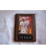 OLD VTG Dan Marino plaque of Maimi QB and NFL TV booth - $20.00
