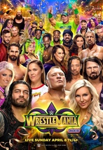 WWE Wrestlemania 34 Poster 14x21" 24x36" 27x40" 2018 Wrestling Event Art Print - £9.34 GBP+