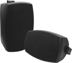 6.5 Inch Outdoor Wall Mount Patio Stereo Speakers, Active + Passive,, Pa... - $134.95