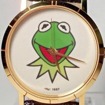 Brand-New Jim Hensons MUPPETS Mens Kermit the Frog Watch!  HTF! Gorgeous! - £361.92 GBP