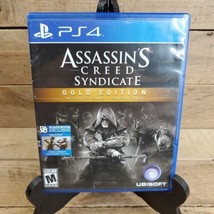 Assassin&#39;s Creed Syndicate Gold Edition ( Playstation 4, 2015) CIB Complete - £10.32 GBP