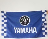 Yamaha Blue Logo Flag 3X5 Ft Polyester Banner USA - £12.63 GBP