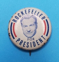 Nelson Rockefeller for President 1964 Political Campaign Pin Pinback Button - £13.29 GBP
