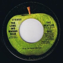 The Beatles Long &amp; Winding Road 45 rpm For You Blue Apple - £7.63 GBP