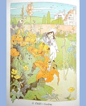 1902 Antique Childs Garden Verses Robert Louis Stevenson Owned Rob Mowry Porkola - £97.07 GBP