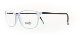 Silhouette 1563 106109 SPX Illusion Matte Blue Eyeglasses 1563 10 6109 55mm - £130.23 GBP