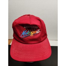 Snapback Craftsman Motorsports USA Hat Vintage Made in the USA - £21.71 GBP