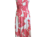Abel the Label Anthropologie Paloma Maxi Dress NWT White Pink Sexy Back ... - $74.99