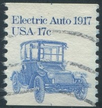 US Scott 1906 - 17c Electric Auto Split Number - Used PS1 - Plate Number 1 - £2.35 GBP