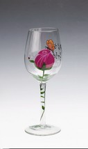 Direct Connections Hand Painted Wine Glass&quot;Best Friends&quot; Gift Boxed Beau... - $31.56