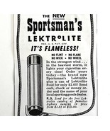 Lektrolite Flameless Cigarette Lighter 1948 Advertisement Outdoors Vtg D... - $367.32 MXN