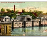 Acquedotto Edifici Fairmount Park Philadelphia Pa 1910 DB Cartolina P24 - $3.02