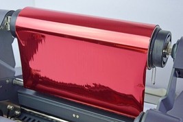 Red Metallic Foil Laminating Toner Reactive Fusing Sleeking Foil Digital... - £160.74 GBP